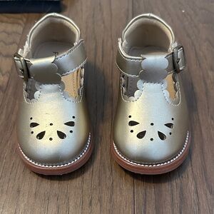 Gold Kids Shoes